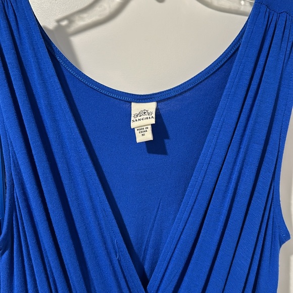 NWOT Sangria maxi long dress 95% rayon 5% spandex size M - Picture 3 of 6